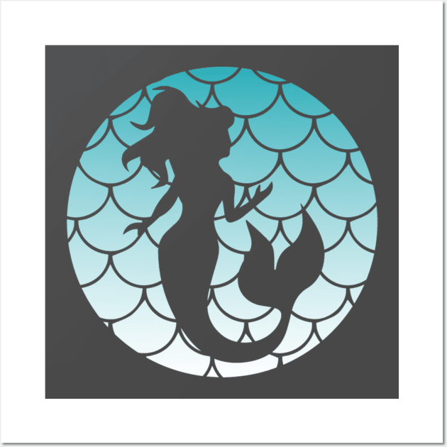 Mermaid Love Wall Art by JoannaMichelle